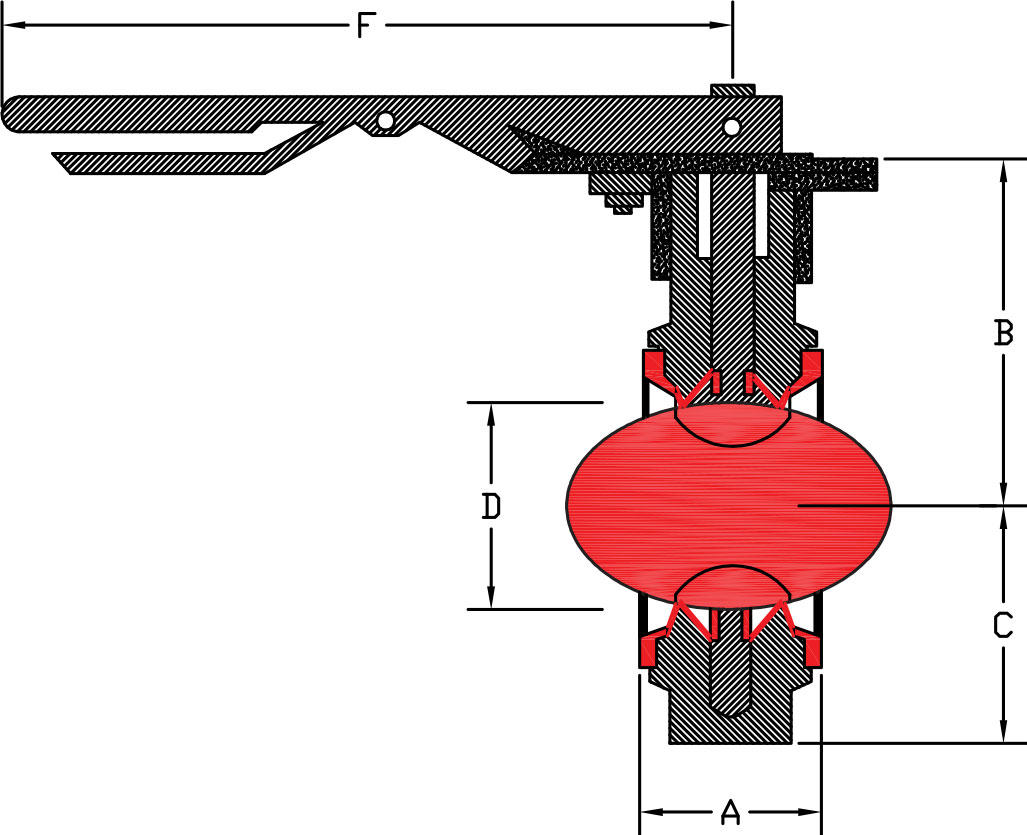 FEP Lined Butterfly Valve